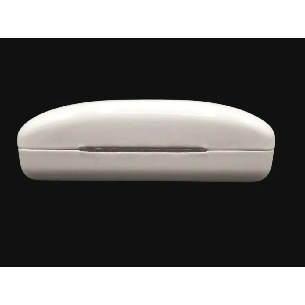 Nine West Eyeglass Sunglass Case Hard Clamshell Case White